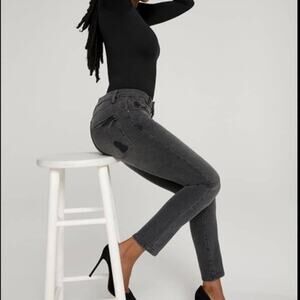 Good American Good Classic Jeans in Black115 Sz 2/26 NEW